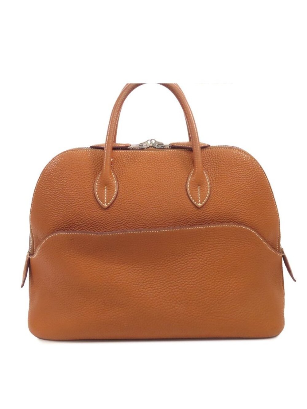 Hermes Bolide 1923 30 Gold Silver Togo Handbag